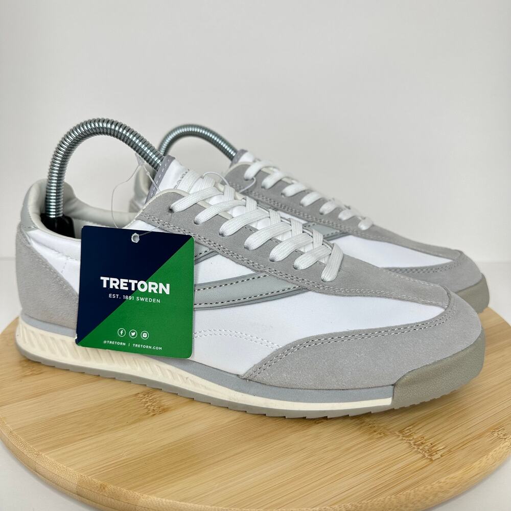 Tretorn Kristine Retro Athletic Jogger Leather Sneakers Womens Size 8 NEW